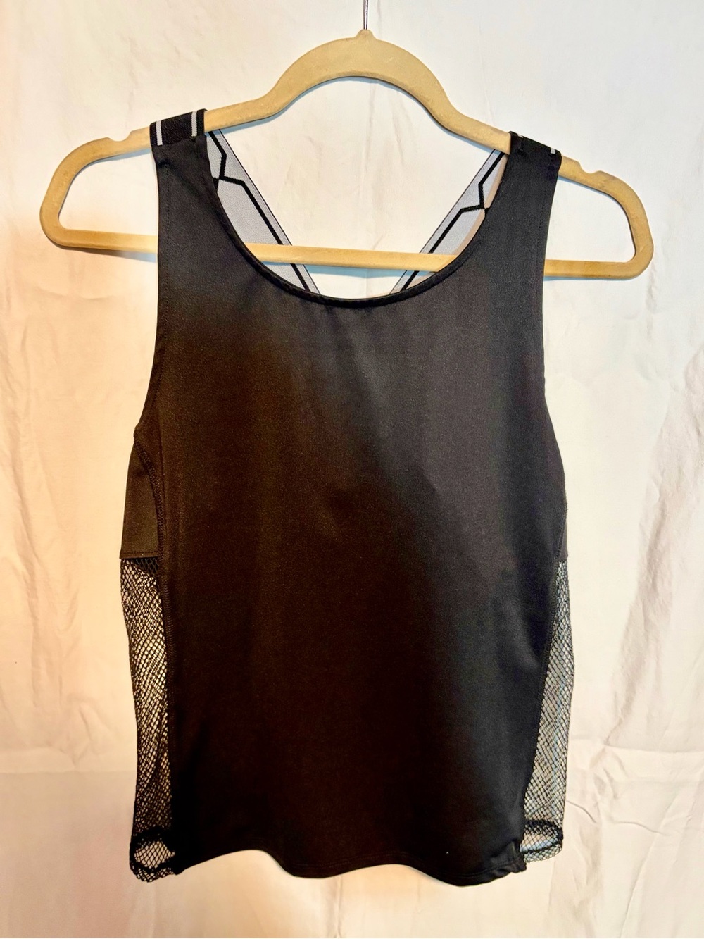 Hunter for Target Black Mesh-Side Racerback Tank
